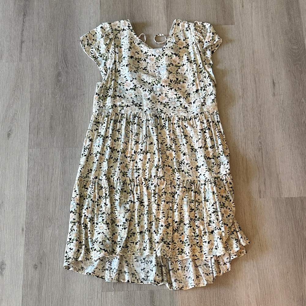 American Eagle Outfitters Floral Cream Dress